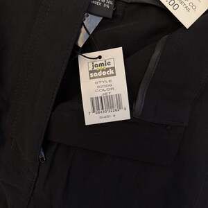 Jamie Sadock Jet Black Stretch Crop Pants - Style 62309, Size 4
